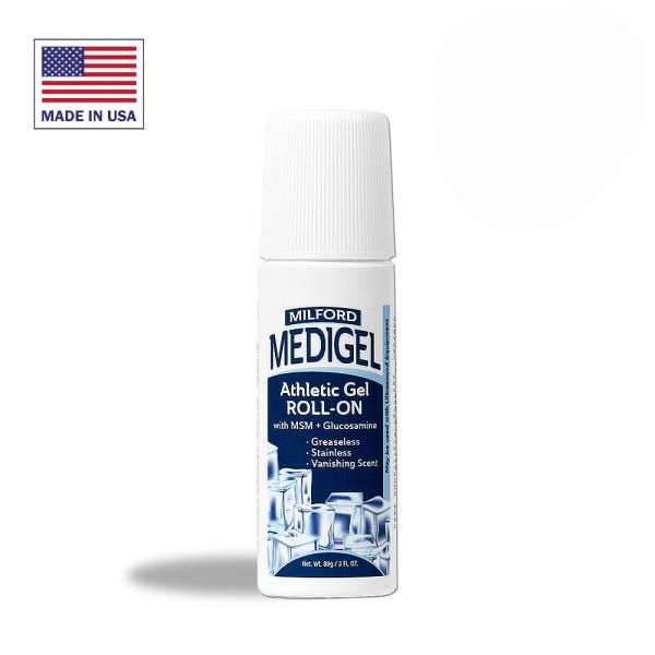 [Official Distributor] Milford Medigel 3oz Roll-on Sports Gel Applying Paste Cooling Gel Cool Refreshing Feeling Medical Device Before and After Exercise