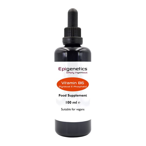 Vitamin B6 (P5P) 100ml | Pyridoxal-5-Phosphate 2300mcg | UK Made Vegan Friendly Liquid |10 Drops Daily (133 Servings)