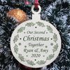 Our 2nd Christmas Together PERSONALISED Tree Decoration Couple Gift Keepsake