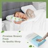 Cervical Memory Foam Pillow Neck Relief Pillow Sleeper Pillow with Pillowcase