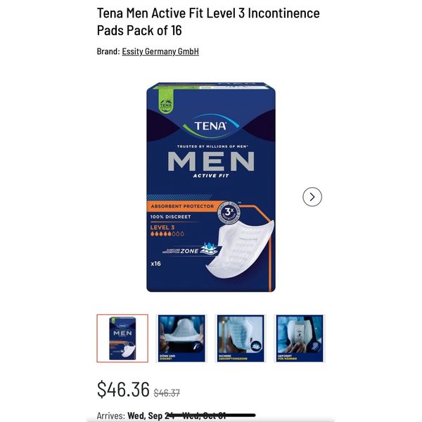 Tena Men's active Fit
