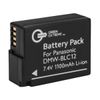 Green Extreme 2 Pack DMW-BLC12 Battery and Compact Smart Charger Kit