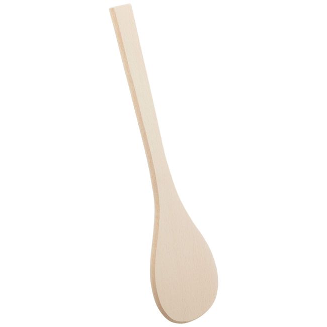 Takahashi Sangyo BSP01045 Commercial Round Spatula, 17.7 inches (45 cm), Beech Wood, Made in Japan