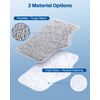 LABIGO Steam Mop Replacement Pads - 6 Pack Machine Washable Microfiber Cloths, Reusable Cleaning Pads