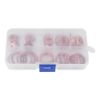 Copper Washers, Sump Plug Washer Set, Solid Copper Sealing Washers Assortment Kit, Oil Drain Plug Gaskets with Storage Box (80Pcs)