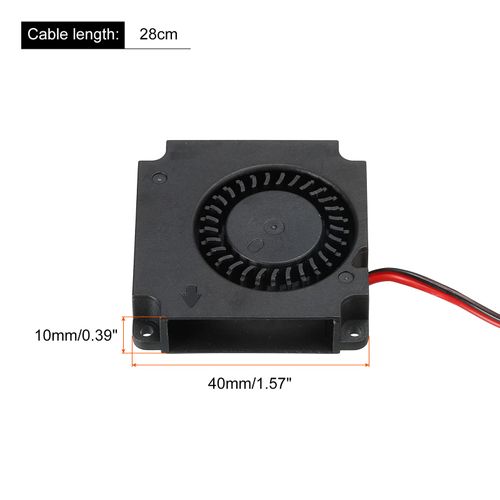 uxcell DC Brushless Fan Cooling Blower Fan Cooler for Laptop CPU GPU Graphics Card 3D Printer 4010 40x40x10mm DC5V 0.15A 2pcs