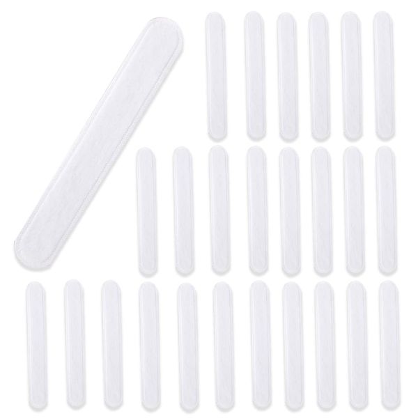 Rimikuru 120 Pack Sweat Pads for Hats, Helmets, Forehead, Shirt, Collar, Disposable (White)