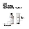 L'Oréal Professionnel Serie Expert Silver Shampoo, Neutralises Unwanted Brassy Tones, For Grey, White or Light Blonde Hair