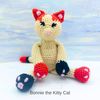 Kitty Cat Crochet Kit - Cute Crochet Cat Toy Pattern Amigurumi