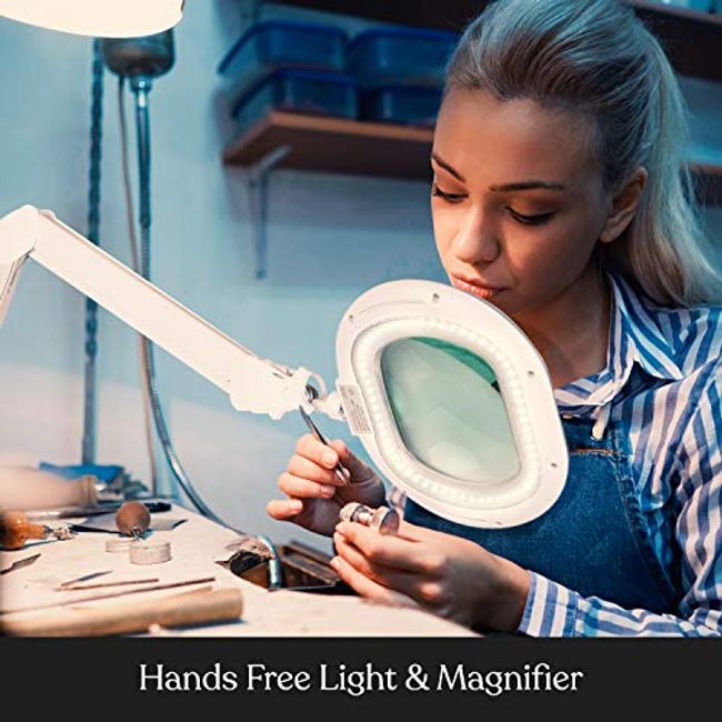 Hands Free Magnifier with Light
