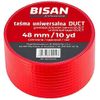 Bisan 50yd Universal Red Tape Pipe Repair Plain Robust Foam Insulating