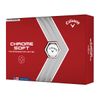 Callaway Golf Chrome Soft Golf Balls (2022 edition), White, 12 Balls