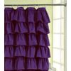 Flamenco ruffle shower curtain color Purple