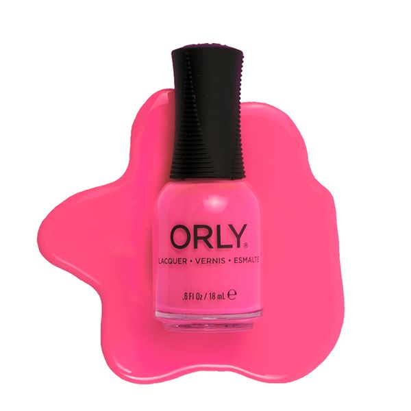 Orly Neon Nail Polish Colors for Summer | Bright Shades and a Confetti Topper for Summer Neon Nails | 0.6fl oz (That's Hot, 0.6 fl oz)