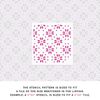 Runa Large Outdoor Concrete Floor Stencil - Kitchen Decor