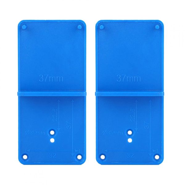 Drilling Jig 2 Pieces Hinge Hole Jig Template 37mm Accura Hole Drilling Drill...