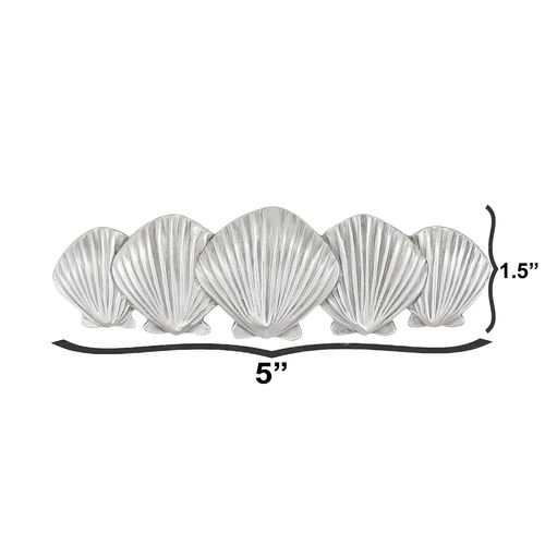 Costello Coastal - Seashell Drawer Pull (Horizontal) - Artist Collection Pewter Hardware