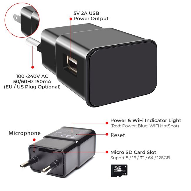 MINI CAMERA ESPION INVISIBLE