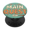Enjoy Main Quest with a cool and vibrant graphic PopSockets with interchangeable PopGrip