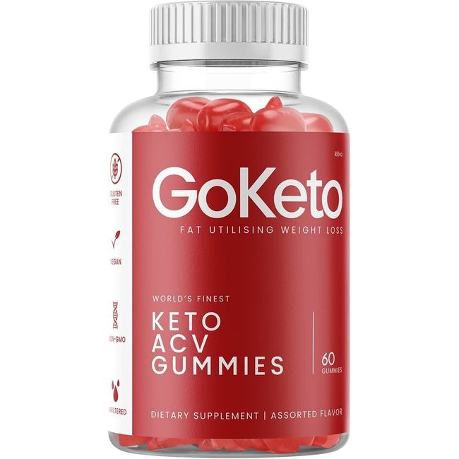 Go Ketos Gummies, GoKetos Advanced Ketogenic Support (60 Gummies)