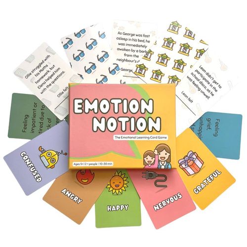 Emotion Notion Emotion Cards for Kids - Educational Children Game learning Feelings, Emotional Development, Empathy & Social Skills - Visual Aid flashcards resources for Parents, Teachers, Schools