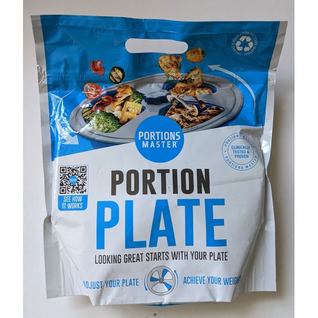 Portions Master All in One Plate, Diet Weight Loss Aid