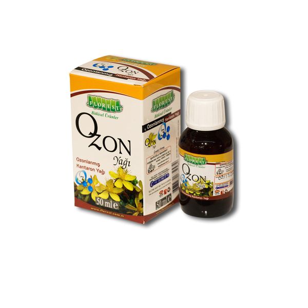 Florest Ozon Yağı 50 ml Ozonlanmış Kantaron Yağı Kantoron Yağı