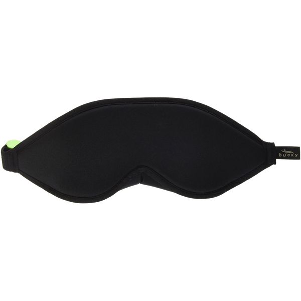 Block Out Lightweight Sleep Eye Shade with Earplugs, Black