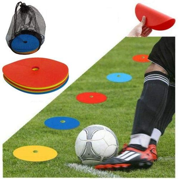 Flat Marker Disc Cone Pad Marker Cones (Set of 10)