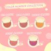 GECOMO Moon Exploration Footprints Thin Mist Nishiki Single Color Teak E#Hardcore Romance (Wine Purple) 7.5g