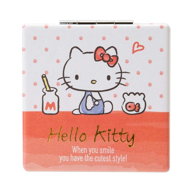 Sanrio Hello Kitty Compact Double Mirror (Milk)