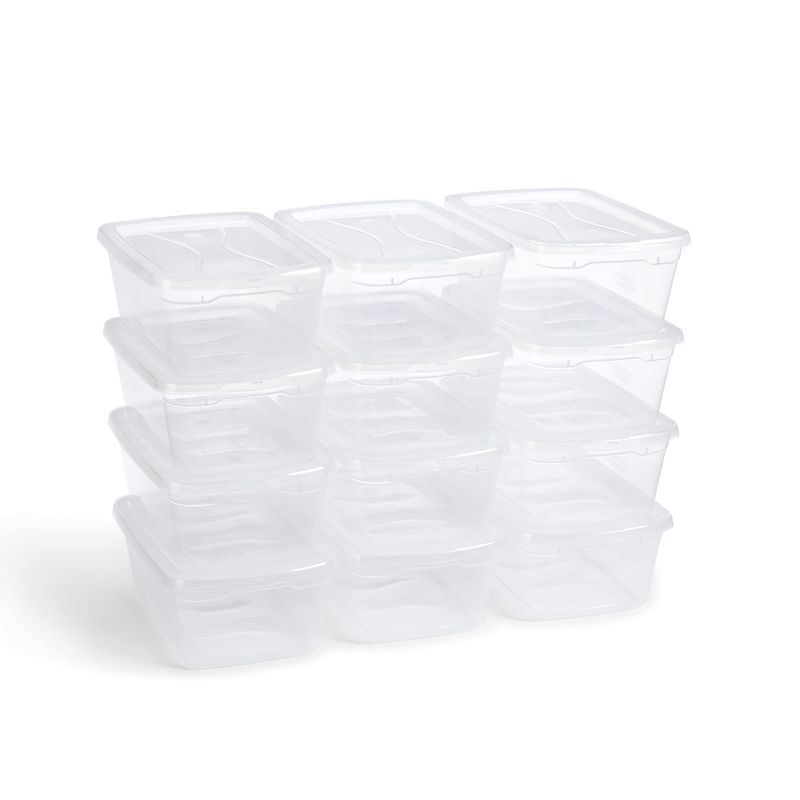 Rubbermaid Dish Bucket, 15.6-Quart, Clear,White & 18 In. L