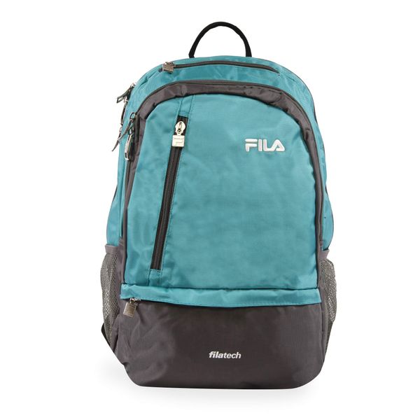 FILA Duel Tablet and Laptop Backpack, Teal, One Size