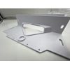 QTY 9 Drawer Mounting Bracket Replacement, White Steel