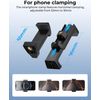 SmallRig Clamp w/ 1/4" and 3/8" Thread Holes, 9.8" Articulating Magic Arm 5326