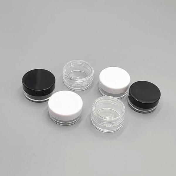 [S52PMR162] Cosmetic Sample Dispenser Black White Transparent