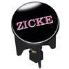 WENKO Pluggy 20702100 Sink Plug with Bite Design Brass Plastic Black / White