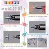 Glarks 50Pcs 1/4''-20UNC 304 Stainless Steel Rivet Nuts Flat Head Threaded Insert Nutserts Rivnuts Set