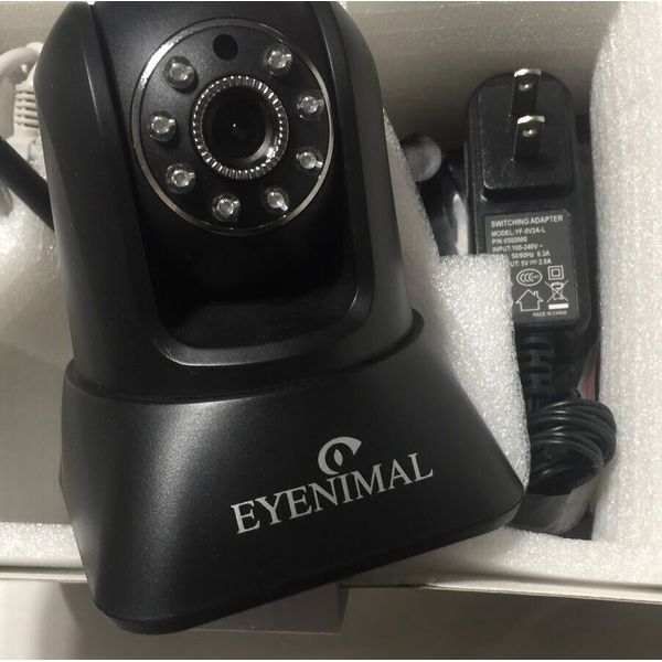 Eyenimal Pet Vision Live Wireless Camera Dog Cat WiFi 2 Way Audio & Night Vision