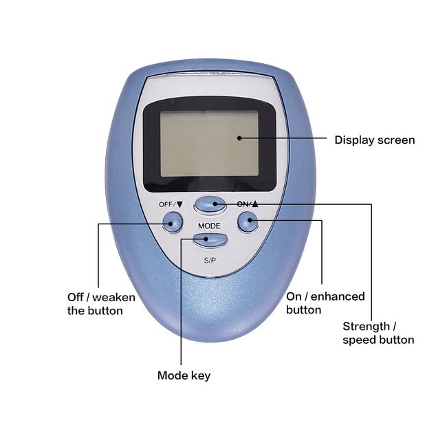 Electronic Pulse Massage Neck and Back Massager Muscle Stimulator - Therapy Pulse Electrical Massager Electronic Body Massage Device, Digital Tens