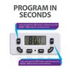 4xDigital Clock Timer Single Outlet Plug In Switch Electric 24Hour Programmable