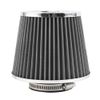 3" 76mm High Flow Inlet Cold Air Intake Cone Replacement Dry Air Filter Set