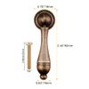 Tiazza 4Pcs Antique Brass Single Hole Drawer Handle Wardrobe Cabinet Pull Knob