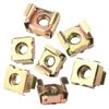 CONPHERON M5 Cage Nuts Carbon Steel Galvanized Square Insert Nuts for Server Rack Cabinet Mounting (30 Pack)