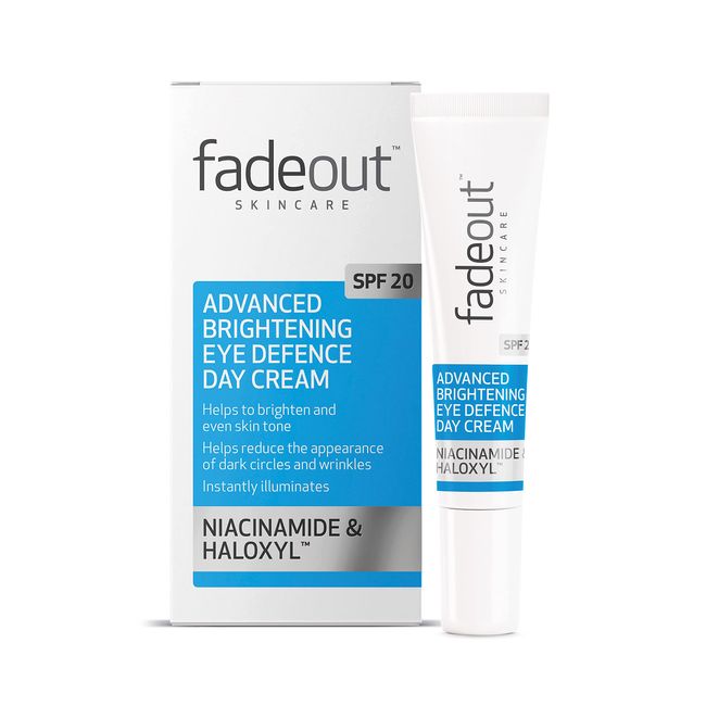 Fade Out Advanced Brightening Eye Defence Cream SPF20 with Niacinamide & Haloxyl To Reduce Fine Lines and Wrinkles 15ml