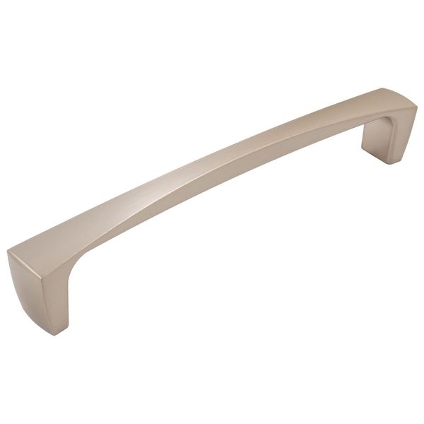 Curtiss Cabinet Pull, 160 Millimeters, Satin Nickel by Stone Harbor Hardware