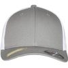Flexfit Unisex Trucker Recycled Mesh Baseball Cap, grey/white