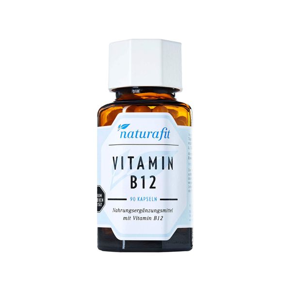 NATURAFIT Vitamin B12 Capsules Pack of 90