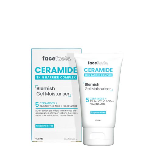 Face Facts Ceramide Blemish Gel Moisturiser | Soothes + Strengthens | | 50ml