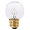 Satco S4538 120V Medium Base 25-Watt G16.5 Light Bulb, Clear